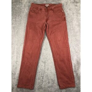 Peter Millar Jeans Mens 32x32 Red Pima Cotton *Flaw